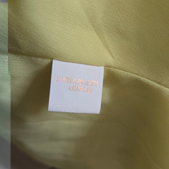 Marchesa Notte Yellow Slip Spaghetti Strap Dress Size 10 - Picture 5 of 6